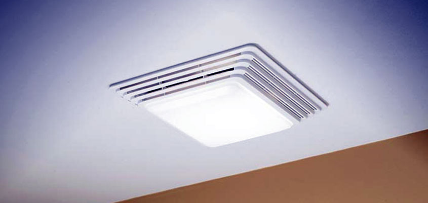 Ventilador de baño para renovar el aire en estancias húmedas